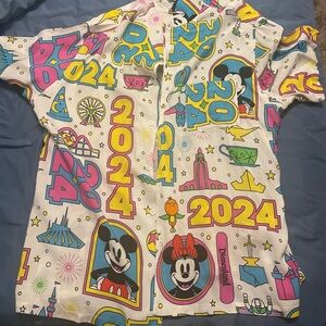 Disney Parks Disneyland Button up